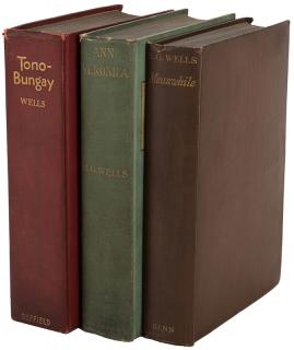 Appraisal: Wells H G Three First Editions Wells H G A