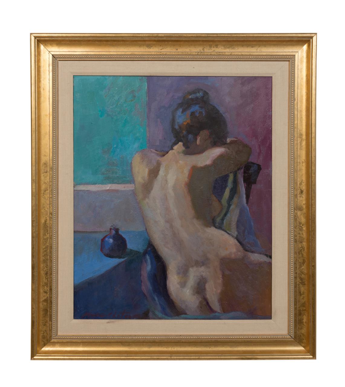 Appraisal: MARC CHATOV POMEGRANATE NUDE OIL ON CANVAS Marc Chatov American