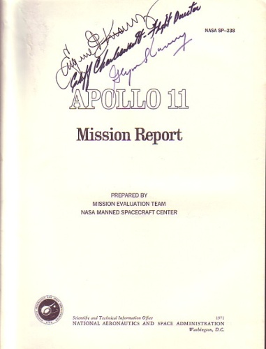 Appraisal: Apollo Mission Report Compiled by the NASA MSC mission evaluation