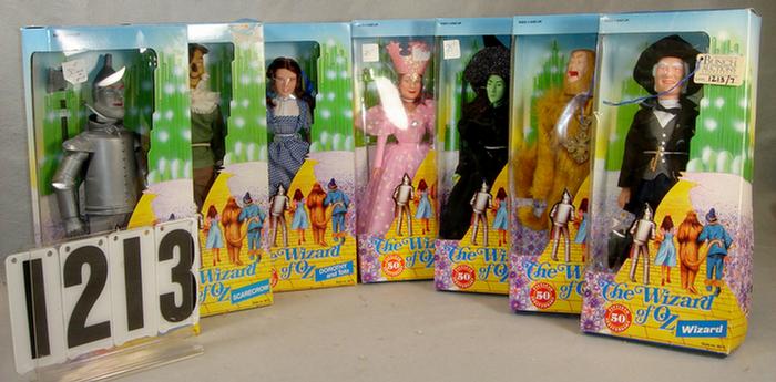 Appraisal: Lot of Wizard of Oz th Anniversary character dolls in