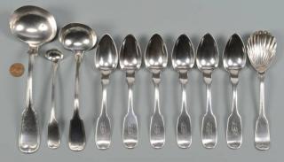 Appraisal: pcs Hyde Goodrich Flatware New Orleans Ten pieces New Orleans