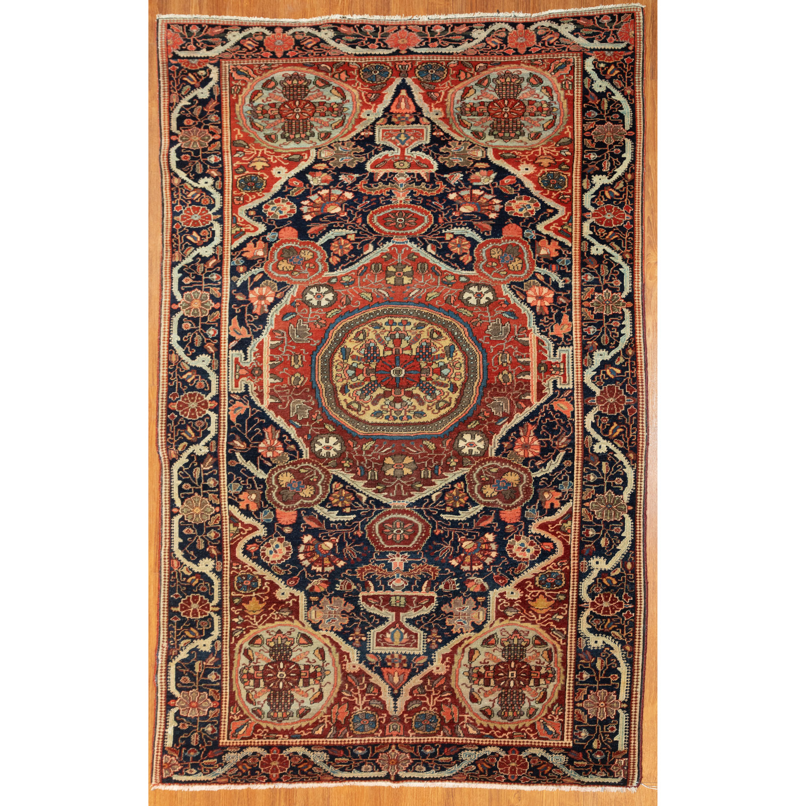 Appraisal: SEMI-ANTIQUE FARAHAN SAROUK RUG PERSIA X Second quarter- th century