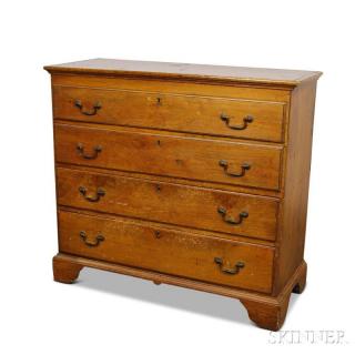 Appraisal: Queen Anne Two-drawer Blanket Chest New England late th century