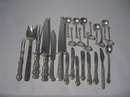 Appraisal: Assorted American sterling silver flatware Comprising of spoons small knives