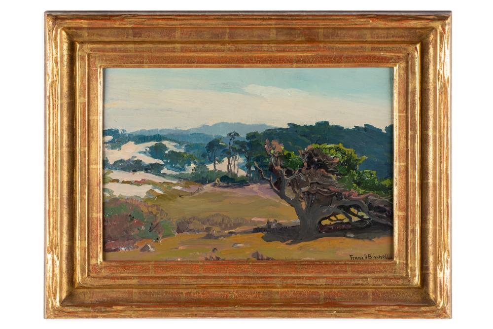 Appraisal: FRANZ ARTHUR BISCHOFF - MONTEREY PINES MORNING oil on board