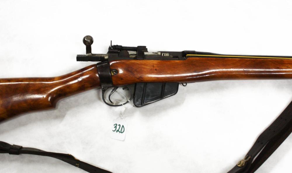 Appraisal: SPORTERIZED ENFIELD NO MKI BOLT ACTION RIFLE British caliber barrel