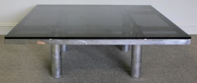 Appraisal: Midcentury Tobia Scarpa Andre Coffee Table From a Hastings NY