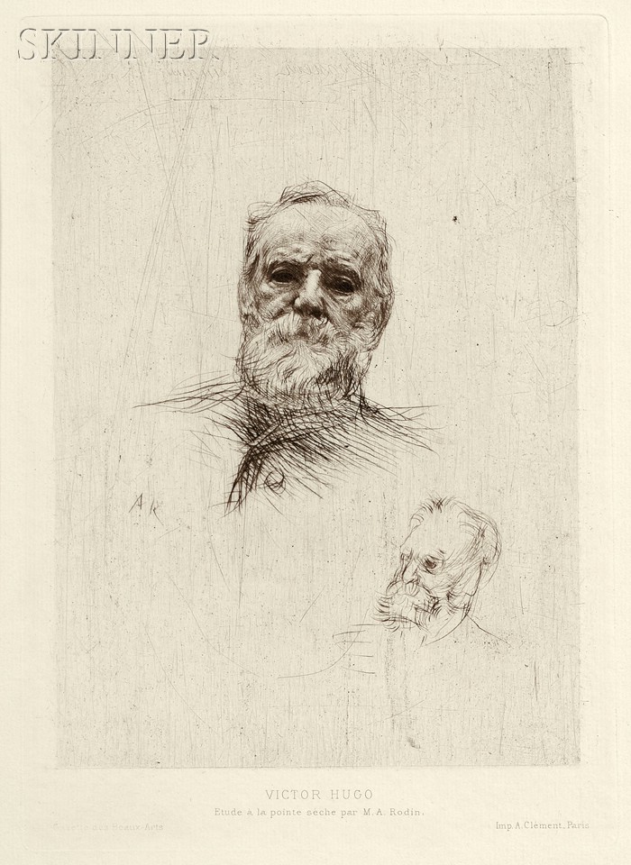 Appraisal: Auguste Rodin French - Victor Hugo de face published in