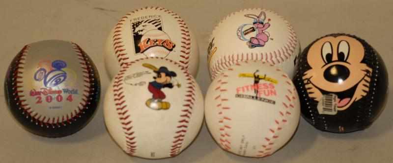 Appraisal: Lot of Disney Commorative Character Baseballs Condition Very Good