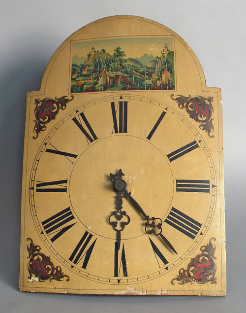 Appraisal: Wag on the wall clock th c