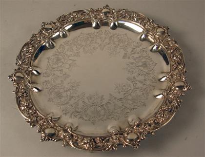 Appraisal: Victorian sterling silver footed tray stephen smith william nicholson london