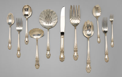 Appraisal: Brocade International sterling flatware piec