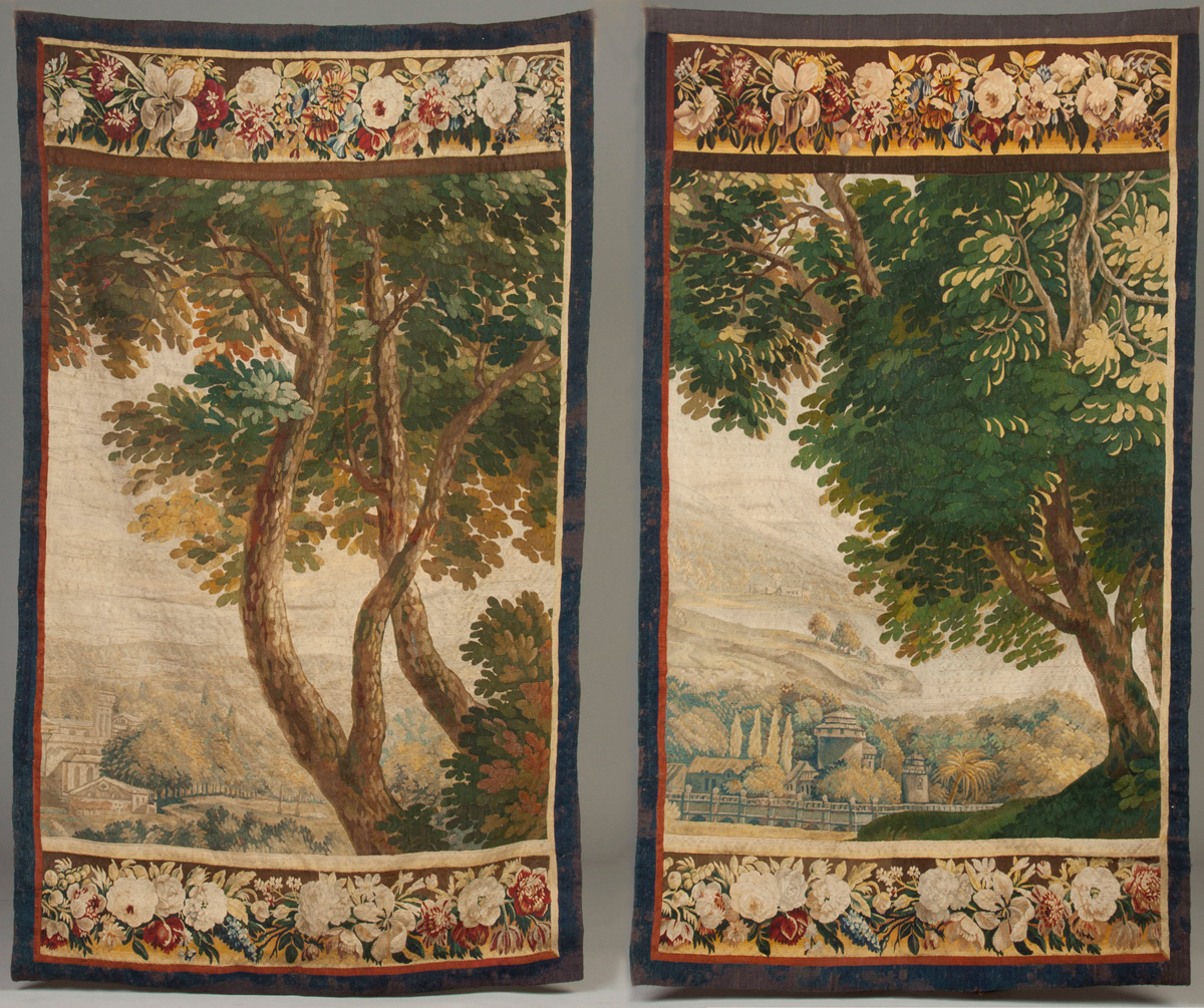 Appraisal: Pair of Flemish Tapestries