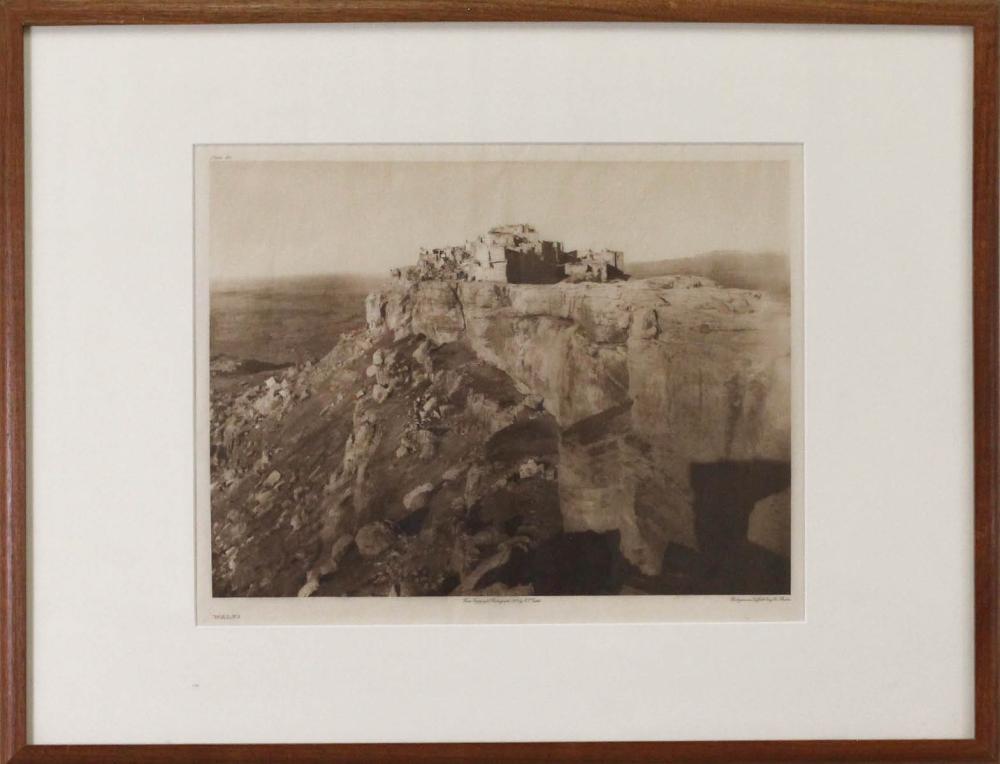 Appraisal: EDWARD CURTIS Washington - photogravure on Japanese gampi tissue paper