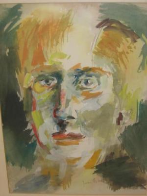 Appraisal: JOHN EYLES Portrait of a Young Man head and shoulders