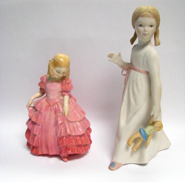 Appraisal: Cybis Figurine and Royal Doulton Figurine