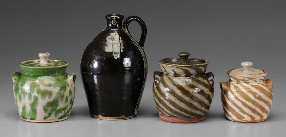 Appraisal: Four Pieces B B Craig Pottery Burlon Craig Vale North