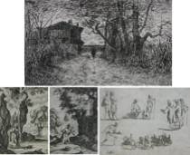 Appraisal: A Lot of Etchings by J Callot and by A