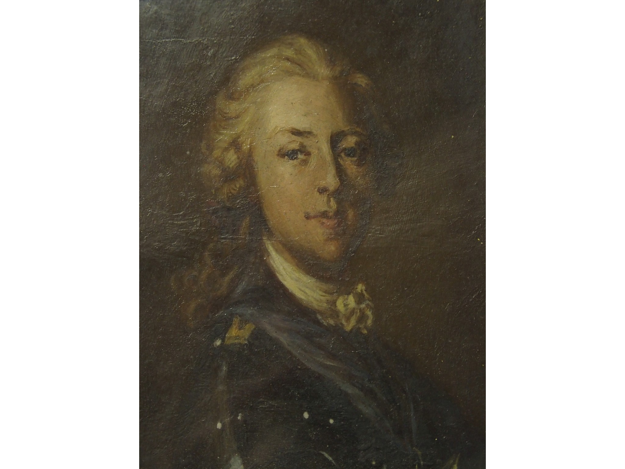 Appraisal: FRENCH SCHOOL th Century BONNIE PRINCE CHARLIEOil on board x