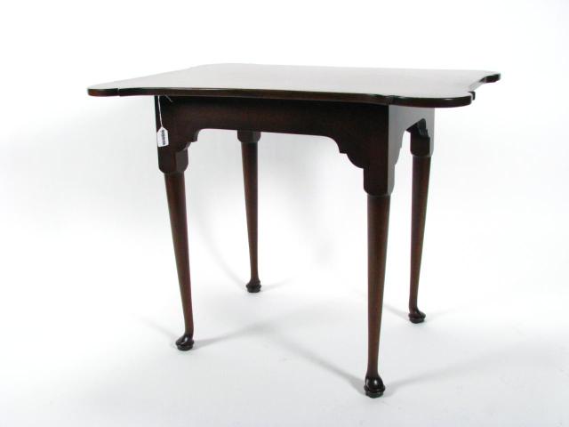 Appraisal: Kittinger Early American Table Fruitwood Finish Mahogany '' high ''