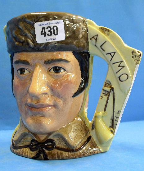 Appraisal: Royal Doulton large two handled Character Jug Davy Crockett Antonio