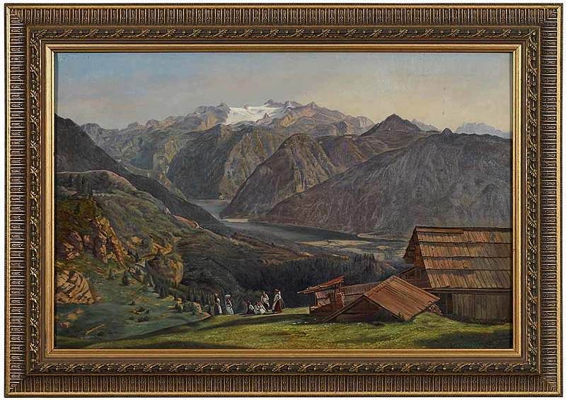 Appraisal: John B Kotzbauer New York - Alpine Gathering signed lower