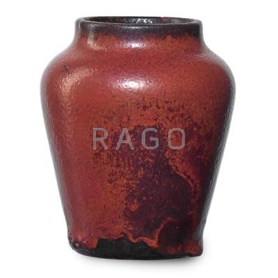 Appraisal: HUGH C ROBERTSON CKAW Experimental oxblood vase Condition Report