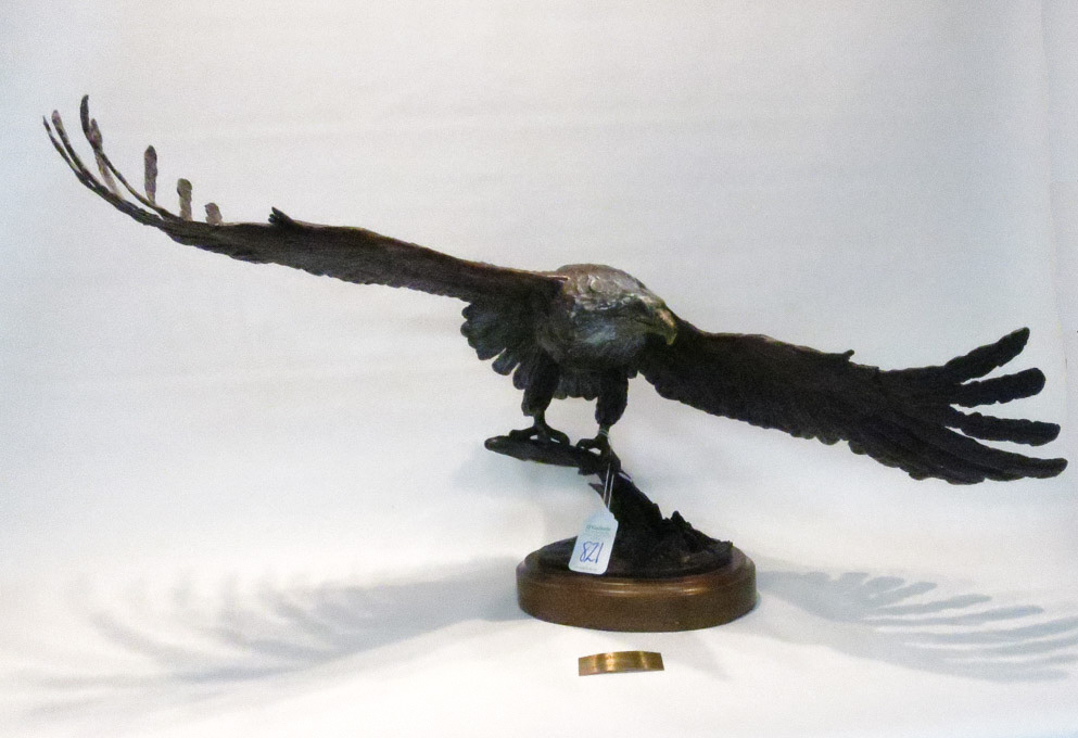 Appraisal: CHARLES R GONZALES WILDLIFE BRONZE SCULPTURE Oregon th st Century