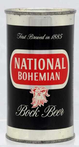 Appraisal: National Bohemian Bock Flat Top Beer Can - White goat