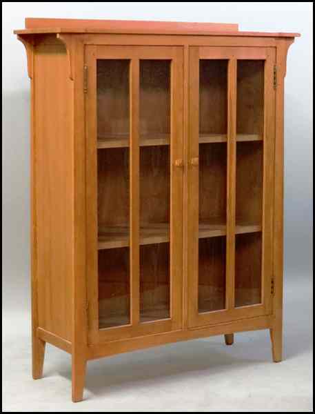 Appraisal: CONTEMPORARY OAK TWO-DOOR CABINET H '' W '' D ''