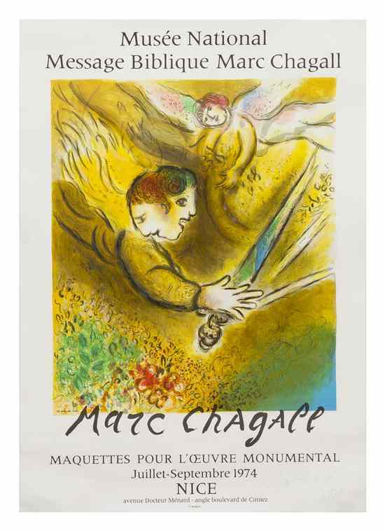 Appraisal: Marc Chagall French Russian - Marc Chagall Maquettes Pour l'Oeuvre