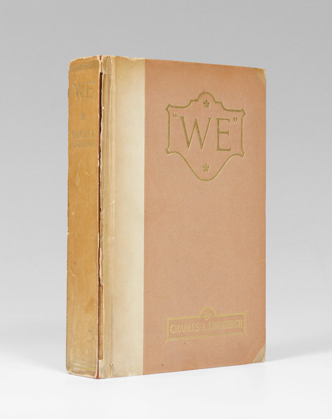 Appraisal: CHARLES LINDBERGH SIGNED COPY OF ''WE'' BOOK Limited edition of