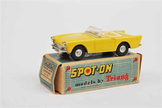 Appraisal: SPOT-ON SUNBEAM ALPINE CONVERTIBLE NO YELLOW EXTERIOR PALE YELLOW INTERIOR