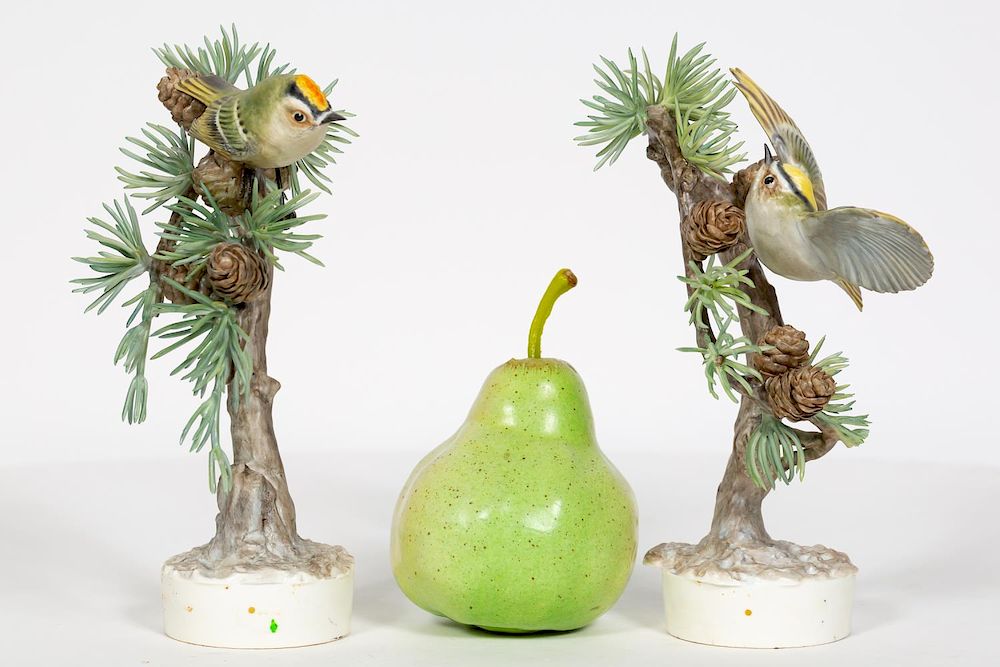 Appraisal: Pair Dorothy Doughty Goldcrest Figurines Dorothy Doughty Italian - for