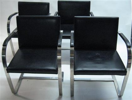 Appraisal: LUDWIG MIES VAN DER ROHE german - Brno arm chairs