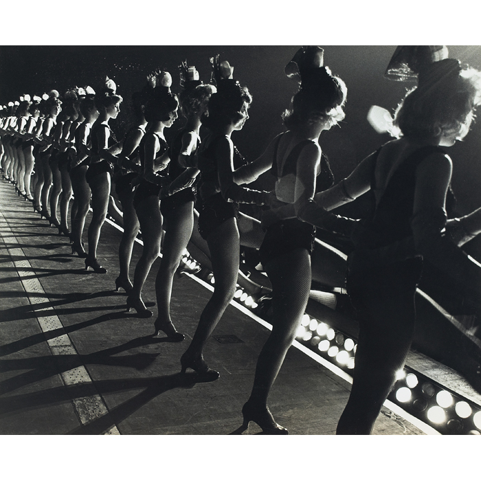 Appraisal: Ira Mandelbaum Rockettes c silver print signed edition of x