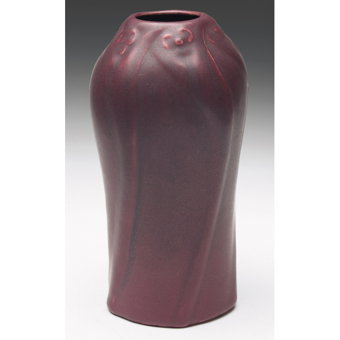 Appraisal: Van Briggle vase bulbous shape with a floral design under