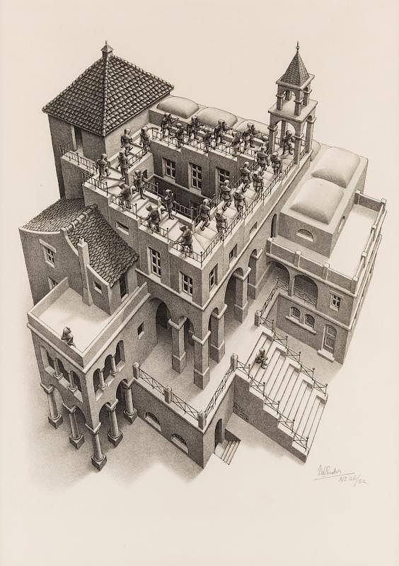 Appraisal: M C ESCHER DUTCH - M C ESCHER DUTCH -