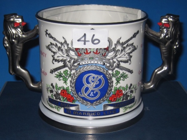 Appraisal: Paragon two Handled Loving Cup issued to Commemorate The Silver