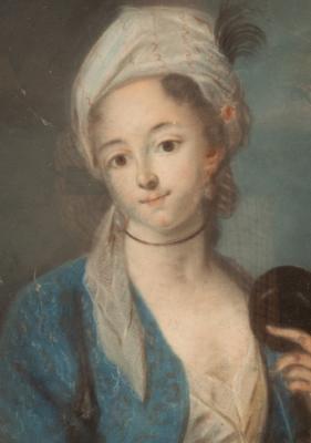 Appraisal: English School mid th Century Portrait of a Lady wearing