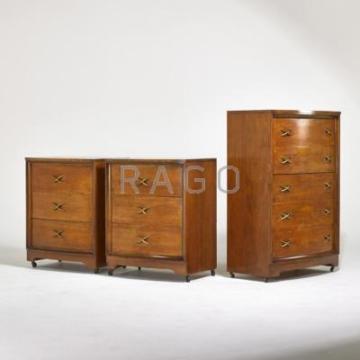 Appraisal: PAUL LASZLO BROWN SALTMAN Three dressers San Francisco CA s