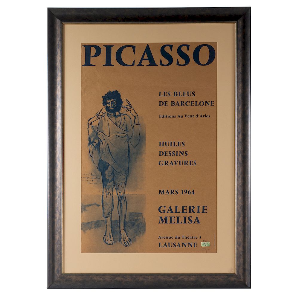 Appraisal: Pablo Picasso Les Bleus de Barcelona Spanish - Offset lithograph