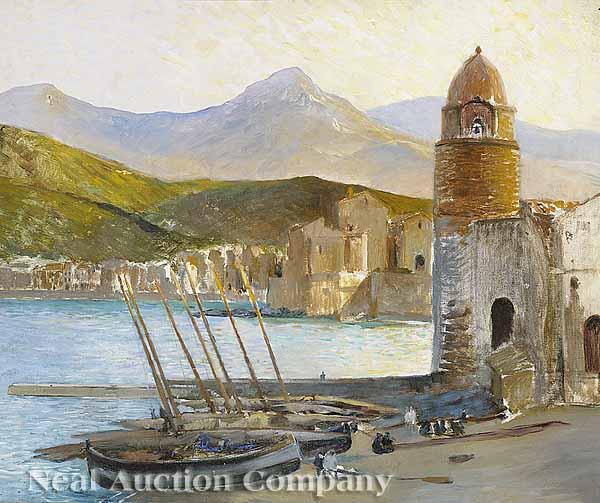 Appraisal: Auguste Leroy French School early th c The Old Harbor