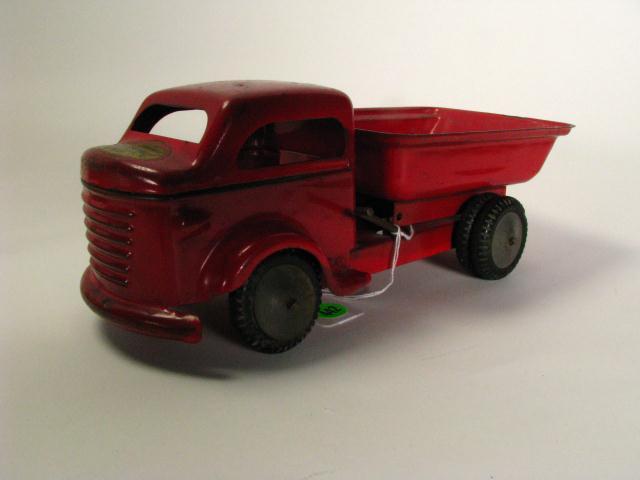 Appraisal: Richmond Toys Pressed Steel Dump Truck red finish single axle