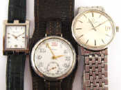 Appraisal: A mixed lot of three wrist watches being a Gent's