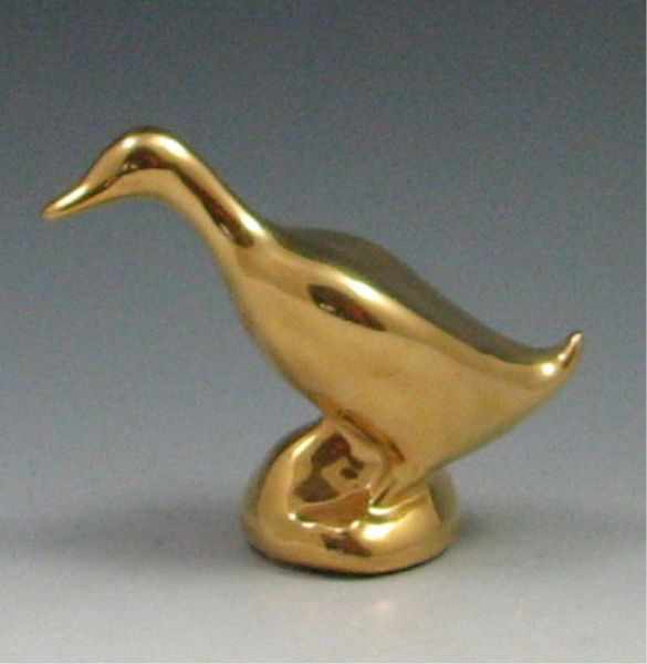 Appraisal: Rookwood Golden Duck marked Rookwood bottom reads Golden Duck Design