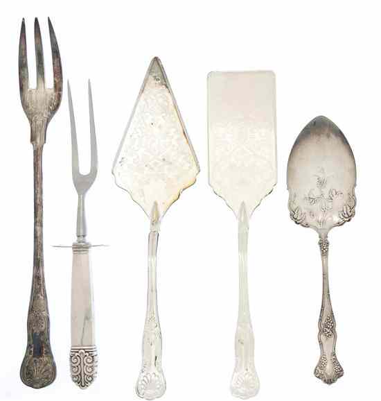 Appraisal: An Assembled Group of American Sterling Silver Flatware comprising two