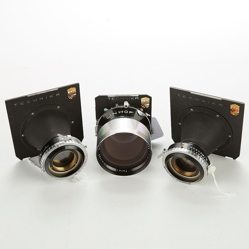 Appraisal: Grp Linhof Technika Camera Lenses Group of three Linhof Technika