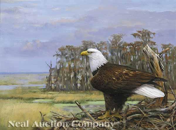 Appraisal: David Noll American Louisiana th c Eagle Nest at Paradis