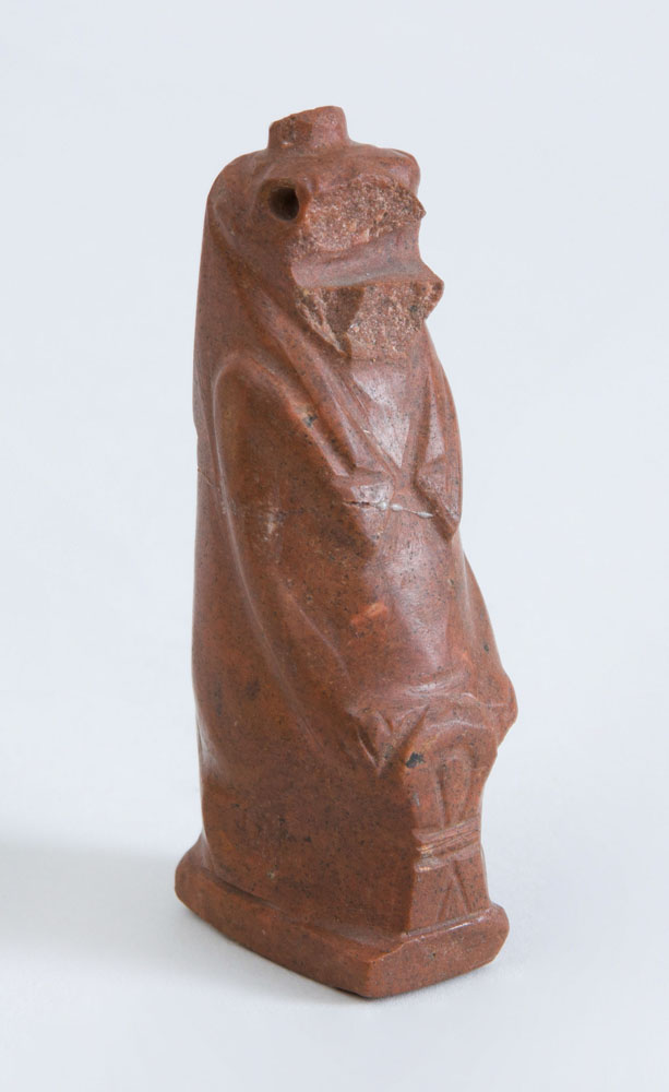 Appraisal: EGYPTIAN CARVED STONE FRAGMENTARY FIGURE OF THOERIS Thoeris is the